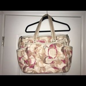 Coach diaper bag